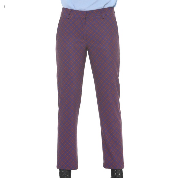 Silvian Heach plaid satin trouser - Picture 1 of 4